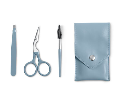 Tchibo - Augenbrauen-Set - silber