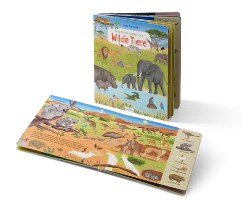 Tchibo - Buch »Mein erstes Wimmelbuch – Wilde Tiere«
