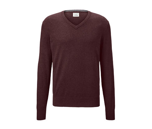 Pullover mit V-Ausschnitt