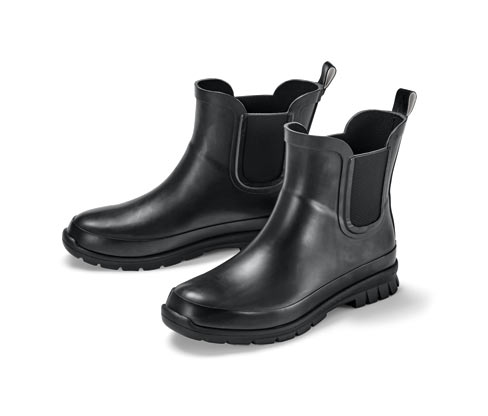 Tchibo - Kinder-Regen-Chelseaboots - Herren - Gr. 40-41 - schwarz