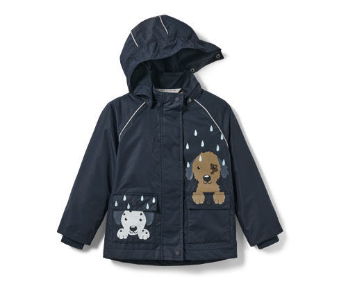 Tchibo - Kinder-Thermo-Regenjacke - Herren - Gr. 86/92 - dunkelblau