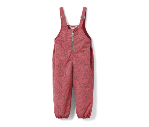 Tchibo - Kinder Thermo-Regenhose mit reflektierenden Elementen - Mädchen - Gr. 98/104 - silber/print
