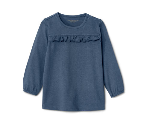 Tchibo - Kleinkind-Shirt - Mädchen - Gr. 122/128 - blau