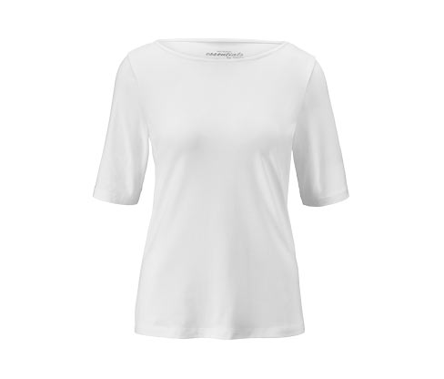 Halbarmshirt mit U-Boot-Ausschnitt