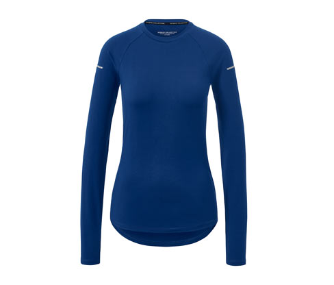 Tchibo - Langarm-Funktionsshirt - Damen - Gr. S - blau