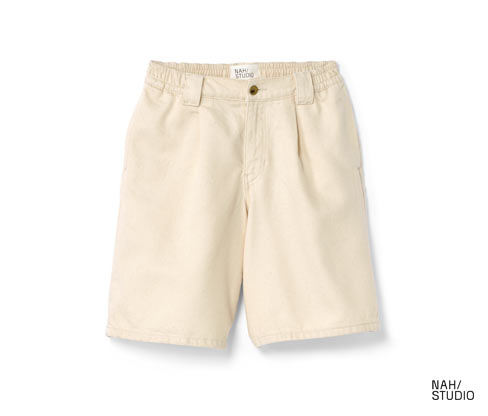Nah/Studio Bermuda-Shorts - ungefärbte Baumwolle - Gr. 31 - ungefärbt