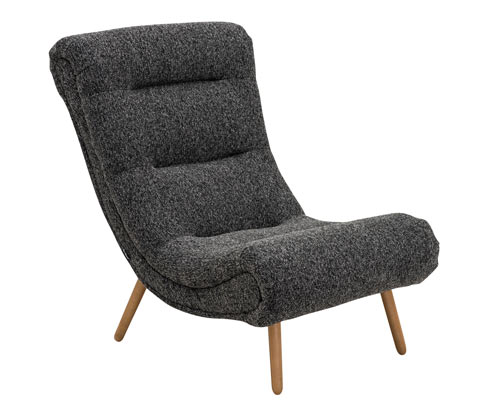 Tchibo - Relaxsessel »Sören« - 72x100x93cm - schwarz - Polyester / Acryl / Baumwolle