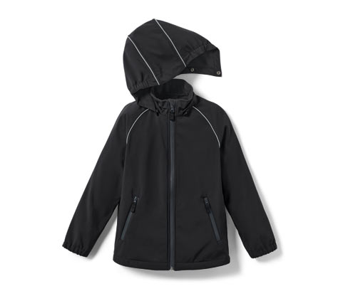 Tchibo - Kinder-Softshelljacke - Gr. 134/140 - schwarz
