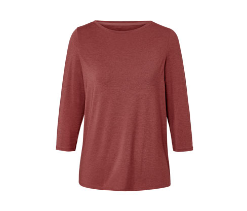 Tchibo - Funktionsshirt mit 3/4-Arm - Damen - Gr. L - terrakotta