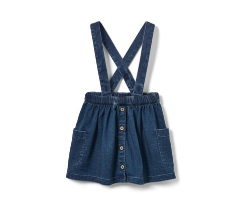 Tchibo - Kleinkind-Denimrock - Mädchen - Gr. 98/104 - dunkelblau