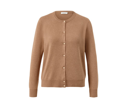 Tchibo - Feinstrick-Cardigan - Damen - Gr. L - beige