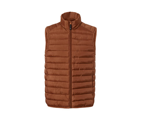 Tchibo - Steppweste - Herren - Gr. M - cognac