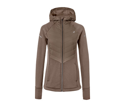 Tchibo - Thermojacke mit Kapuze - Damen - Gr. 40 - braun