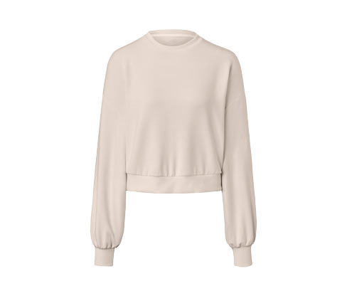 Tchibo - Extraweicher Sweatpullover - Damen - Gr. XL - offwhite