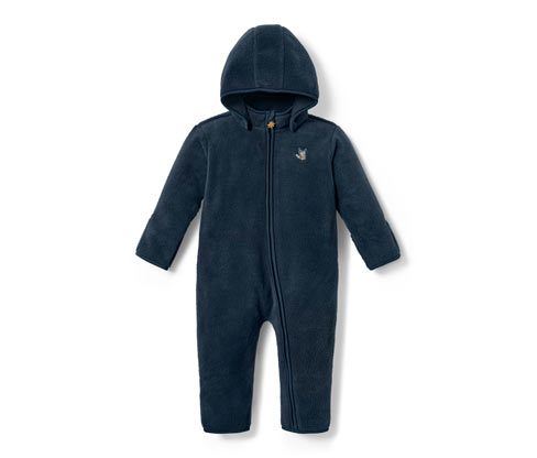 Tchibo - Fleece-Einteiler - Baby - Gr. 62/68 - dunkelblau