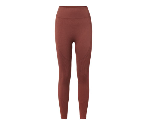 Tchibo - 7/8-Seamless-Funktions-Sporttight - Damen - Gr. M - terrakotta