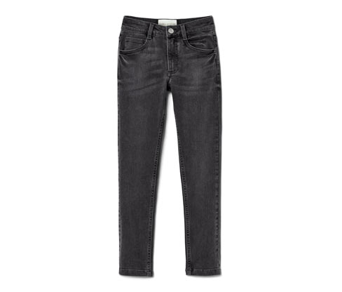 Tchibo - Kinder-High-Waist-Jeans – Fit »Lotta« - Damen - Gr. 170 - grau