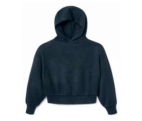 Tchibo - Kinder-Strickhoodie - Mädchen - Gr. 146/152 - schwarz