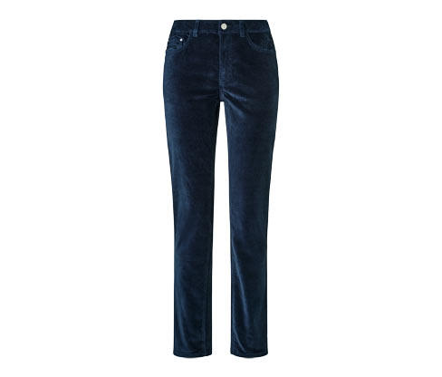 Tchibo - Samthose - Damen - Gr. 44 - dunkelblau