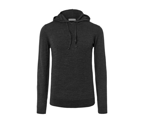 Tchibo - Feinstrick-Hoodie - Herren - Gr. XXL - anthrazit