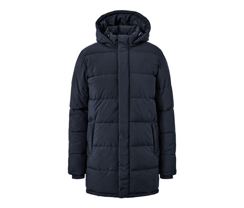 Tchibo - Stepp-Parka mit Kapuze - Herren - Gr. S - dunkelblau