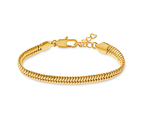 Tchibo - Armband flache Schlange - gold