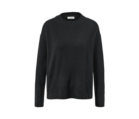 Tchibo - Feinstrickpullover mit Cashmere - Damen - Gr. XL - schwarz