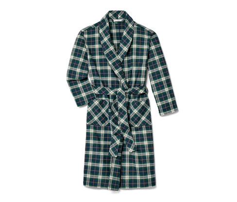 Tchibo - Flanell-Morgenmantel - Herren - Gr. M - dunkelblau