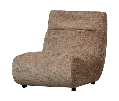 BePureHome Sessel »Observe« - 75x96x82cm - hellbraun - Polyester