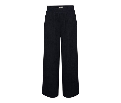 Tchibo - Plisseehose - Damen - Gr. XL - dunkelblau