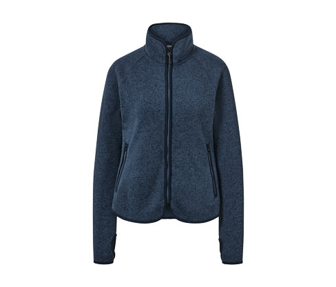 Tchibo - Strickfleece-Jacke - Damen - Gr. XS - dunkelblau