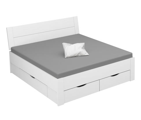 Thumbnail - rauch Bett »Aditio Beds« - 186x216x100cm - weiß - Holz