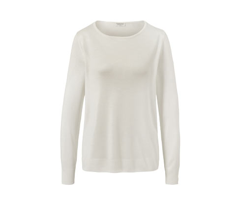 Thumbnail - Tchibo - Feinstrickpullover - Damen - Gr. XL - creme