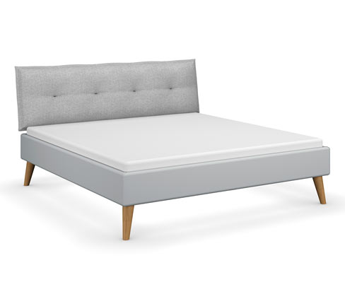 rauch Bett »Skandi« - 193x219x109cm - braun - Holz