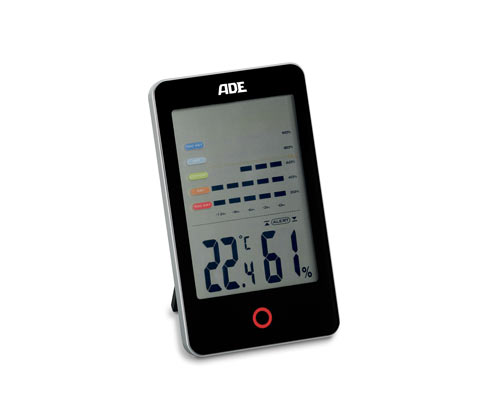 Tchibo - ADE Digitales Hygrometer mit Schimmelalarm - schwarz