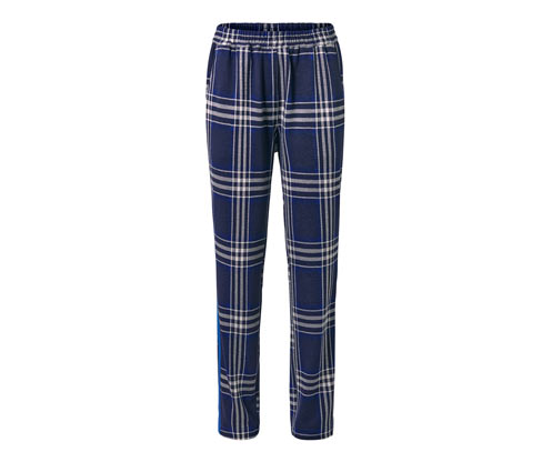 Tchibo - Karierte Joggpants - Damen - Gr. S - weiß/kariert