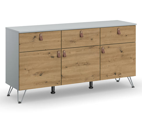 rauch Kommode »Homey« - 140x42x73cm - braun - Holz / Holz / Eichenholz