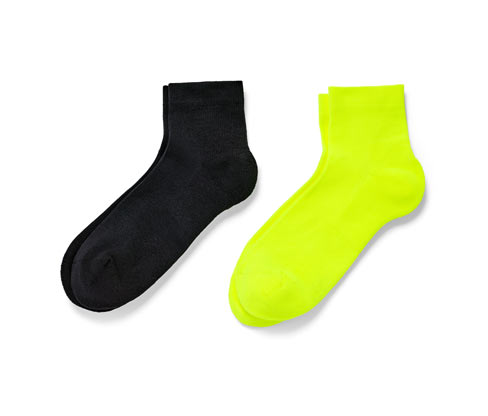 Tchibo - 2 Paar kurze Sportsocken - Herren - Gr. 35-38 - gelb