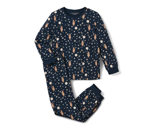 Tchibo - Kinder-Pyjama - Herren - Gr. 122/128 - weiß