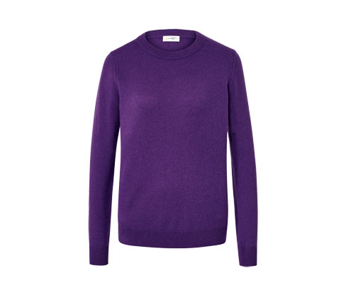 Tchibo - Feinstrickpullover mit Cashmere - Damen - Gr. XXL - lila