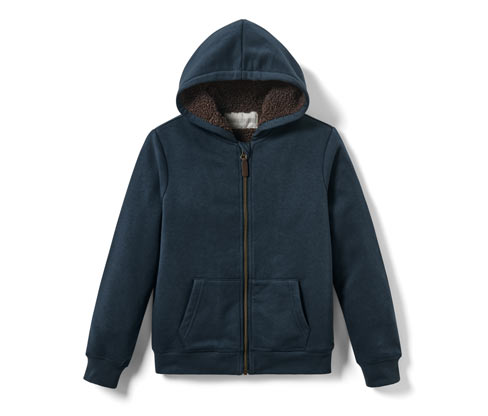 Tchibo - Kinder-Sweat-Jacke - Herren - Gr. 122/128 - dunkelbraun