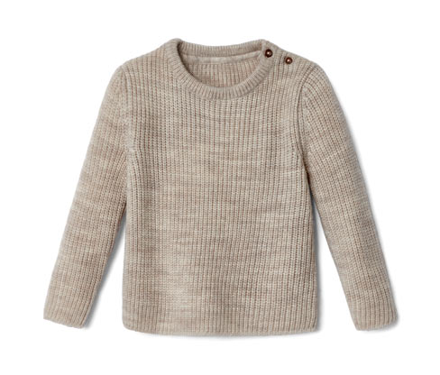 Tchibo - Kinder-Wollpullover - Baby - Gr. 74/80 - beige