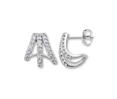 Tchibo - 925 Silber Creolen Triple - silber
