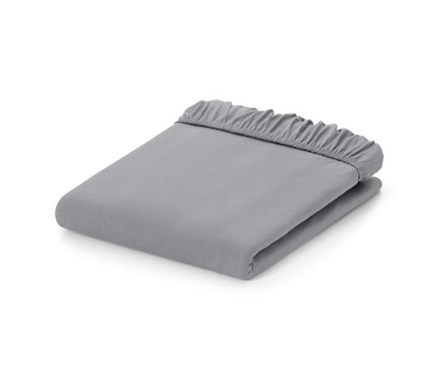 Tchibo - Jersey-Spannbettlaken - grau