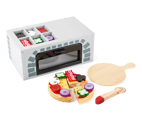 small foot Pizza-Ofen Kinderküche - mehrfarbig