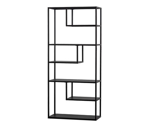 Tchibo - Woood Regal »Teun« - 85x35x188cm - schwarz - Metall