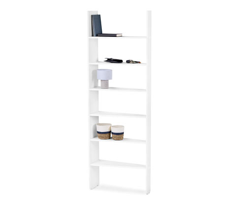 Tchibo - Türregal - 60x19,5x180,5cm - weiß - Holz