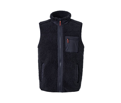 Tchibo - Teddy-Weste - Damen - Gr. L - dunkelblau