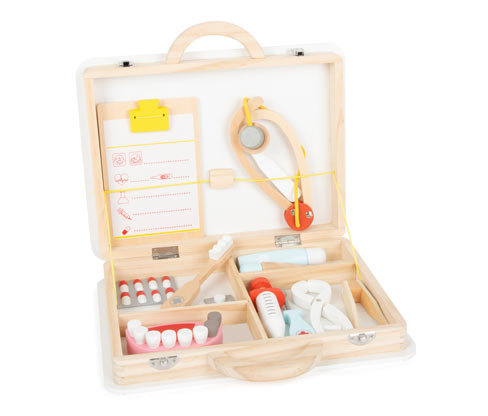Small foot Doctor's Playset Spielzeugset aus Holz 3 y+ 1 St.
