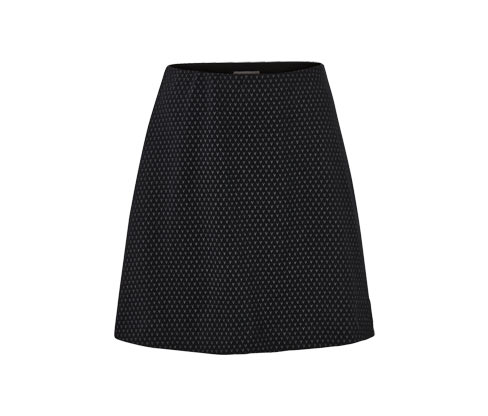 Tchibo - Glitzernder Jacquard-Rock - Damen - Gr. XL - silber/jacquard